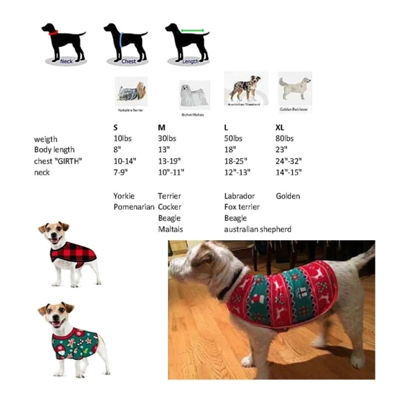 Pets Christmas Pajamas Cute Outfit Cocoa & Cookies SMALL NWT - Picture 3 of 3